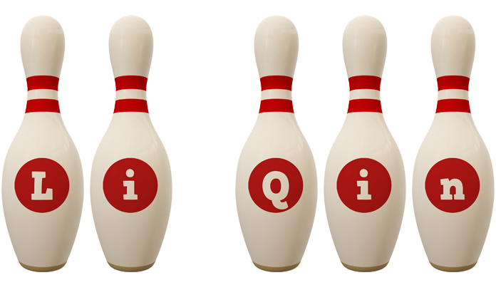 Li Qin bowling-pin logo